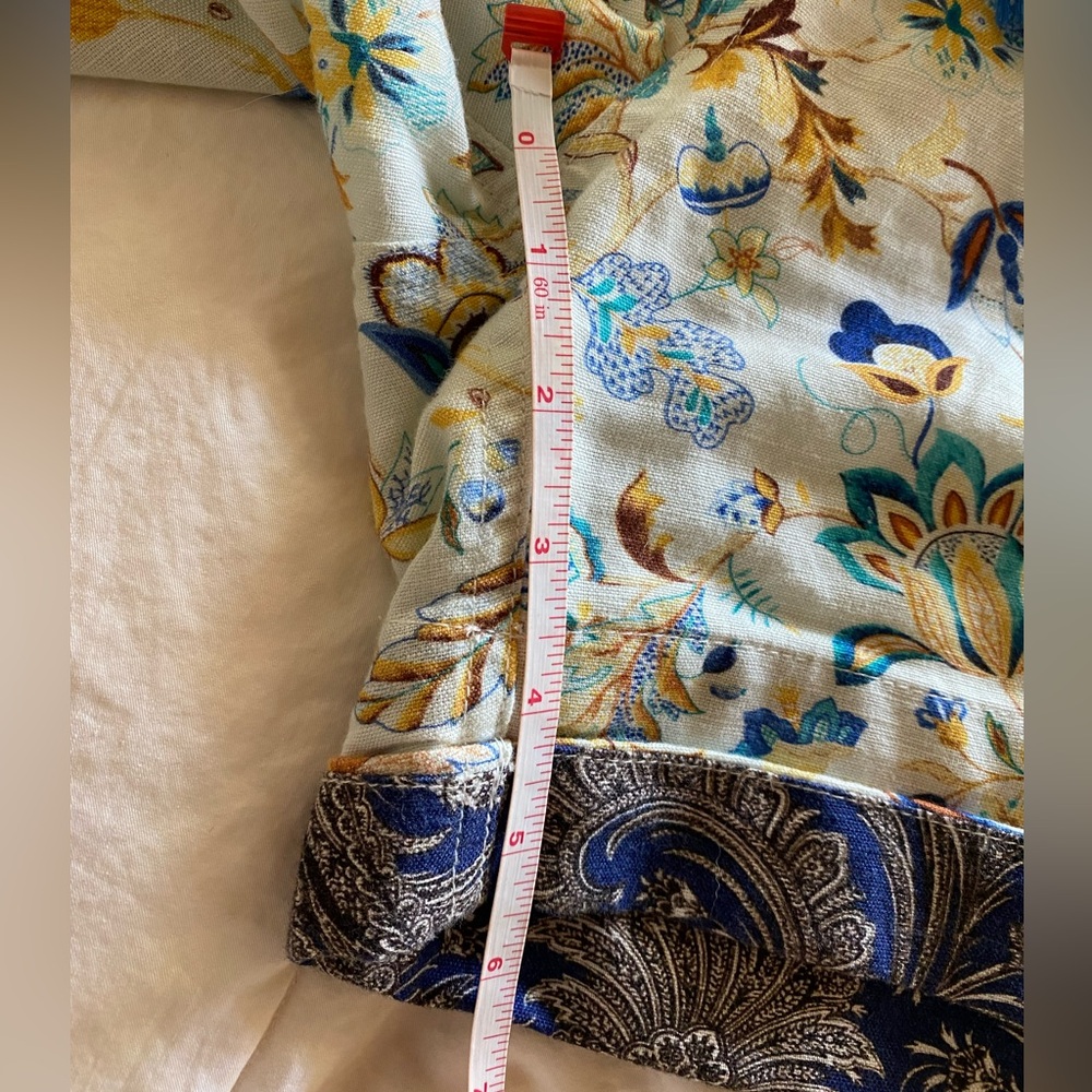 Sundance Kalini Linen Blend Shorts
Japanese Garden Blue Floral Print - Picture 7 of 9